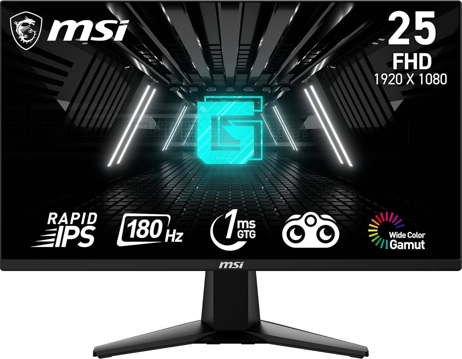 MSI Gaming Series 62.23 cm (25 inch) Full HD LED Backlit IPS Panel Gaming Monitor (G255F)