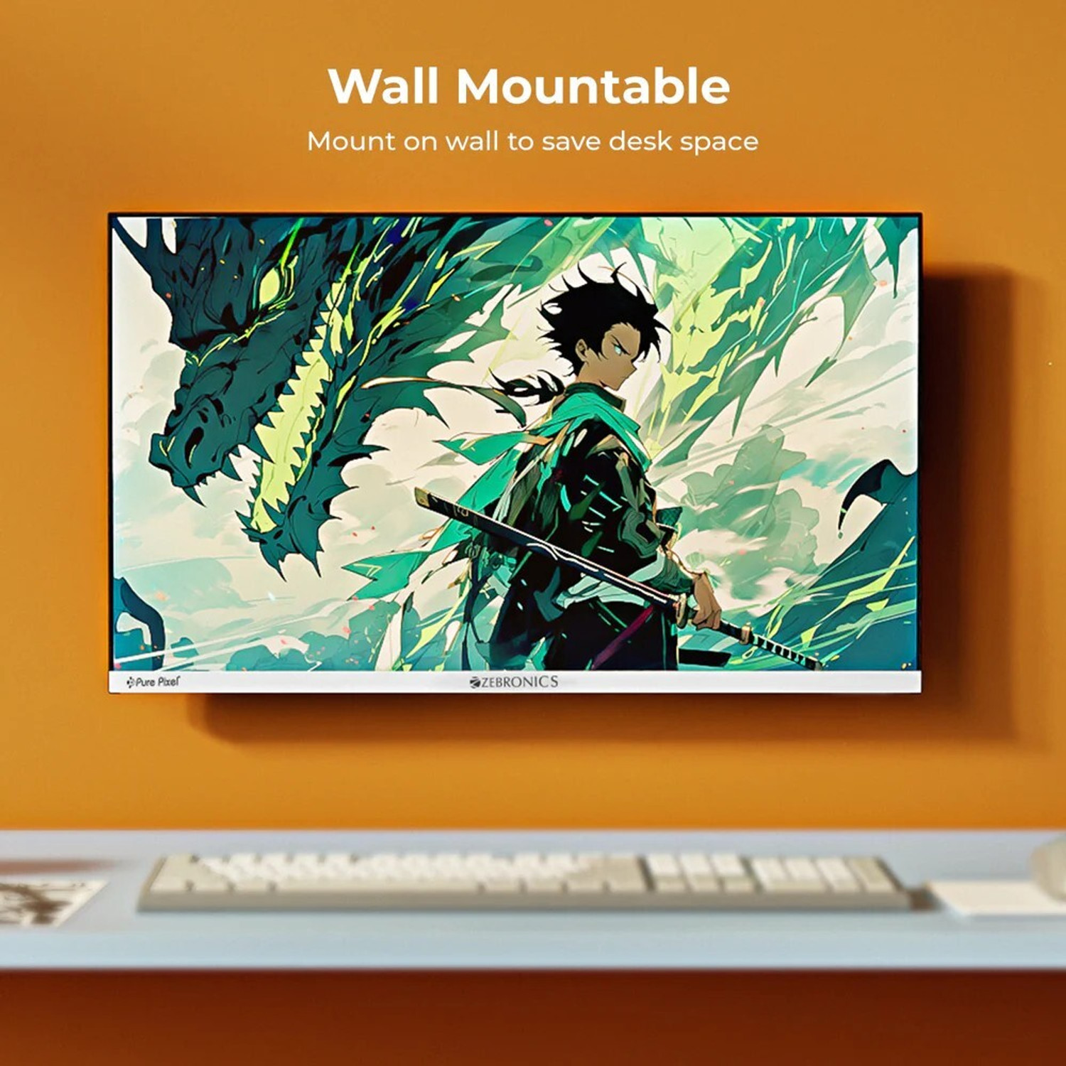 Image of ZEBRONICS 63.5 cm (25 inch) Full HD LED Backlit IPS Panel Monitor (MONITOR ZEB-A25FHD LED)