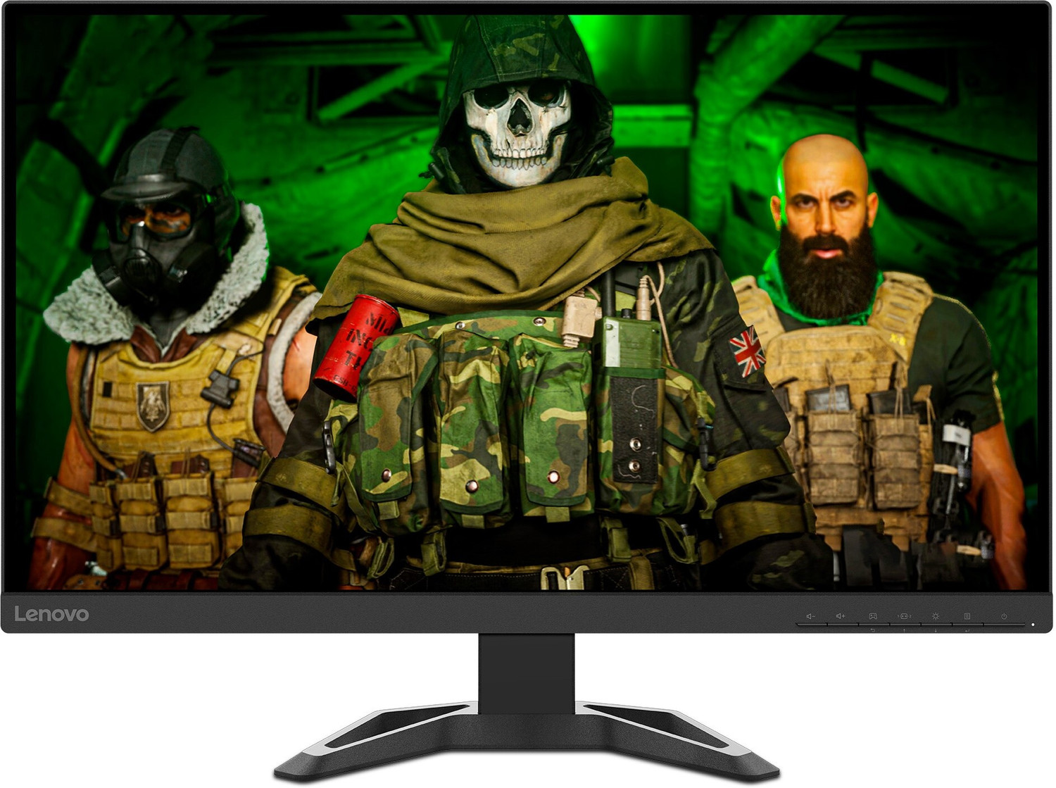 Image of Lenovo G-Series 68.58 cm (27 inch) Full HD LED Backlit VA Panel with 99% sRGB, 3WX2 Speakers, 2XHDMI 2.0, DP 1.4, Height /Tilt Adjustable Stand, VESA mountable Gaming Monitor (G27-30)