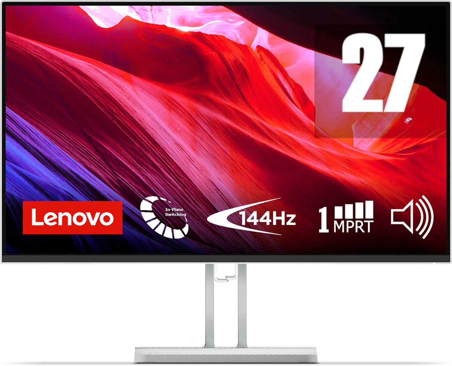 Lenovo L-Series 68.58 cm (27 inches) Full HD LED Backlit IPS Pane