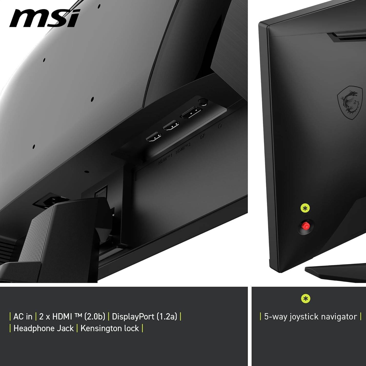 MSI 25 inch Full HD IPS Gaming Monitor (MAG 255F E20) - Image 5