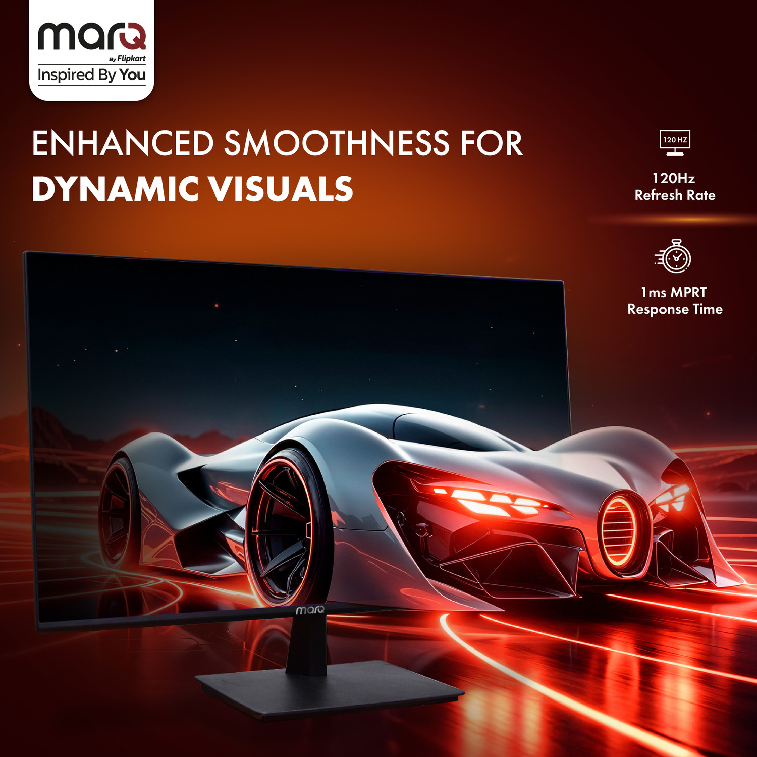 Image of MarQ by Flipkart 68.58 cm (27 inch) Full HD IPS Panel Monitor (27FHDMEQPUUB)