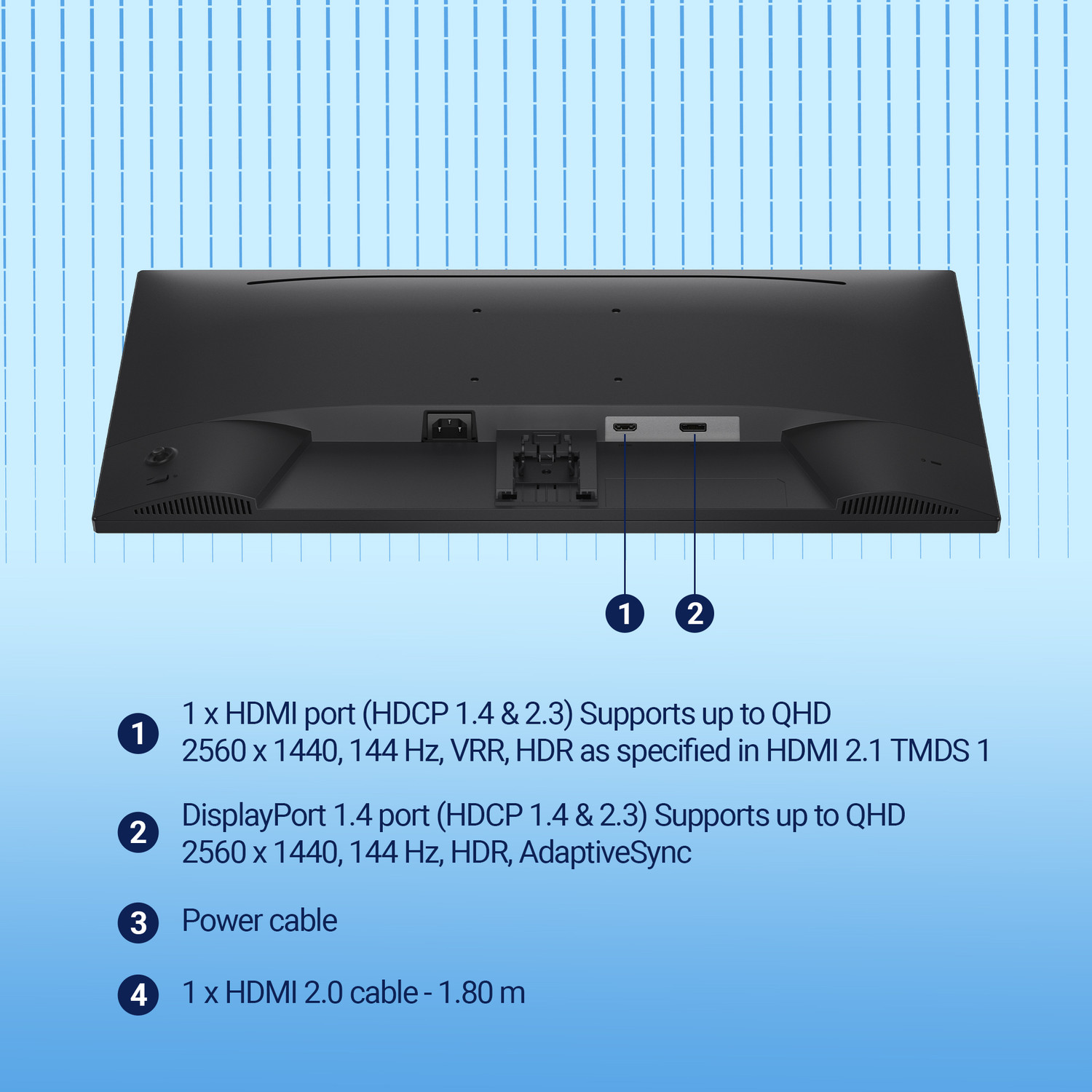 Image of DELL SE Series 68.58 cm (27 inch) Quad HD LED Backlit IPS Panel Monitor (SE2726D)