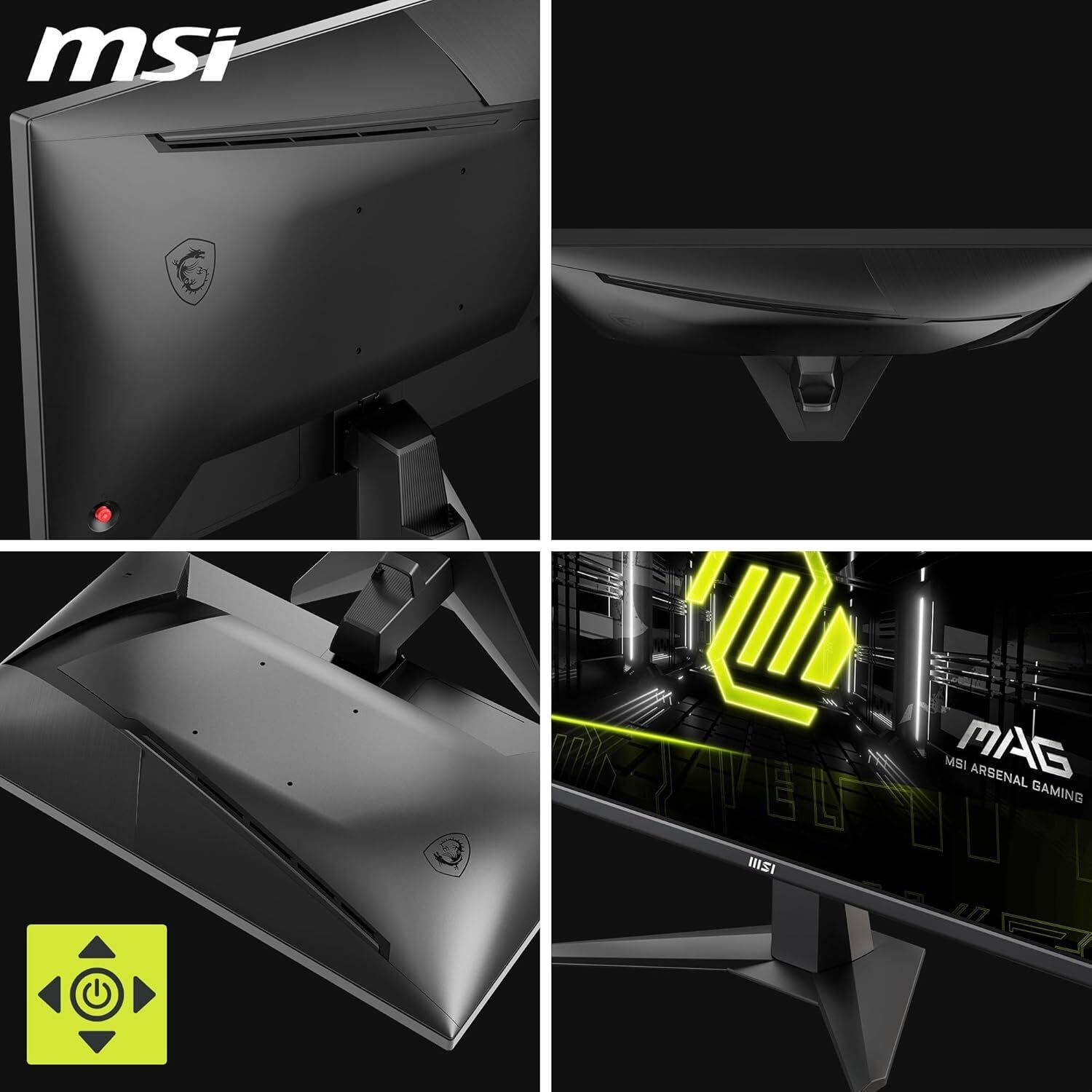 MSI 25 inch Full HD IPS Gaming Monitor (MAG 255F E20) - Image 3
