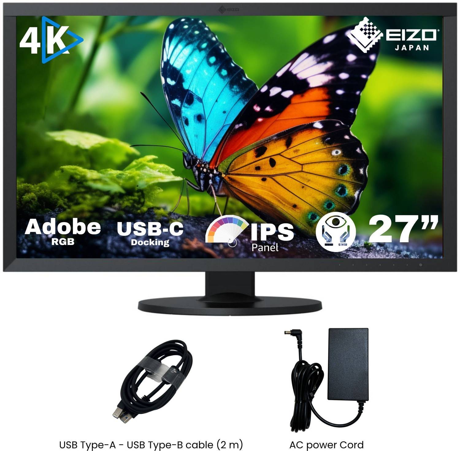 EIZO ColorEdge CS2740 71.12 cm (28 inch) 4K Ultra HD LED Backlit