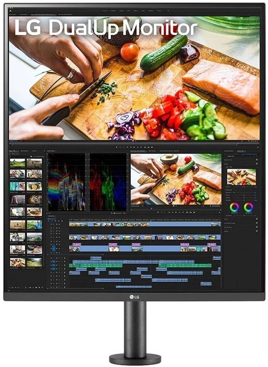 LG DualUp 70.1 cm (28 inch) Quad HD IPS Panel with Ergonomic Stand