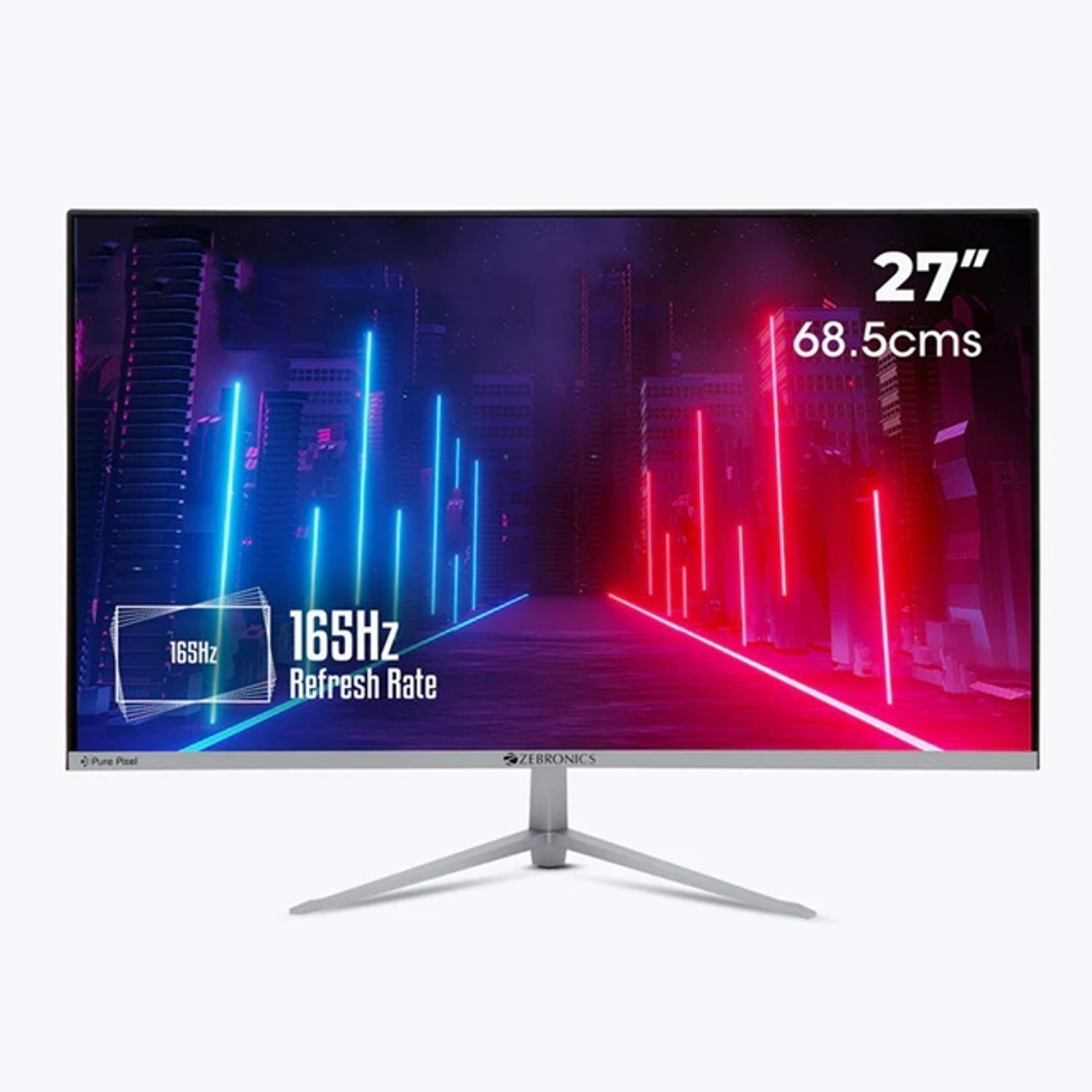 Image of ZEBRONICS 68.58 cm (27 inch) Full HD IPS Panel Monitor (Zeb A27FHD LED)