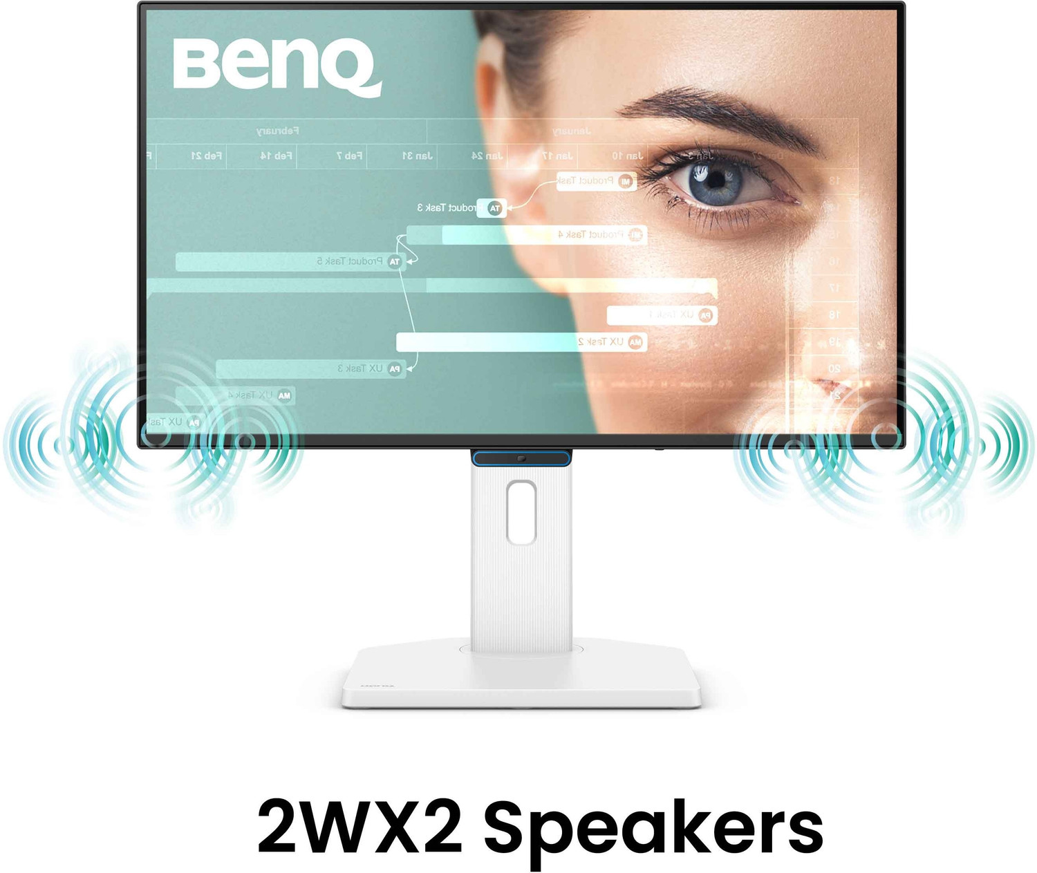 Image of BenQ GW 60.96 cm (24 inch) Full HD LED Backlit IPS Panel Monitor (GW2490TC)