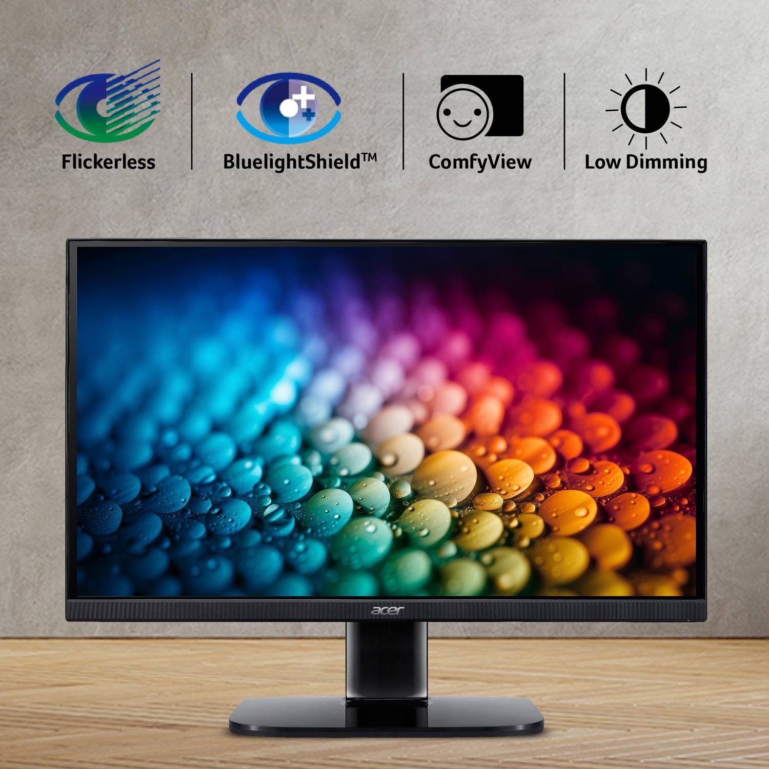 Acer KA 68.58 cm (27 inch) Full HD LED Backlit IPS Panel with sRGB