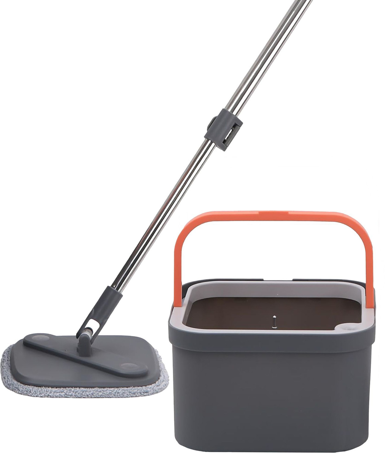 Image of ProHome Easy Press Flat Mop & Bucket Set Mop Set
