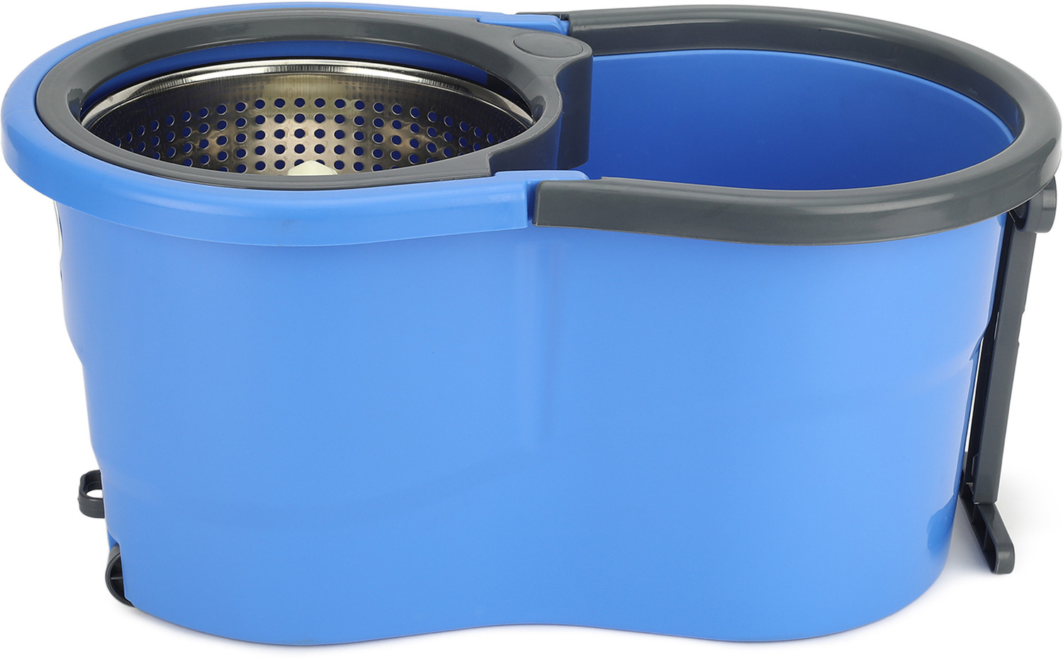 Image of Flipkart SmartBuy Spin Mop Pocha with Wheels,Puller Handle,Floor Cleaning 360,2 Refills,Big Size Mop Set