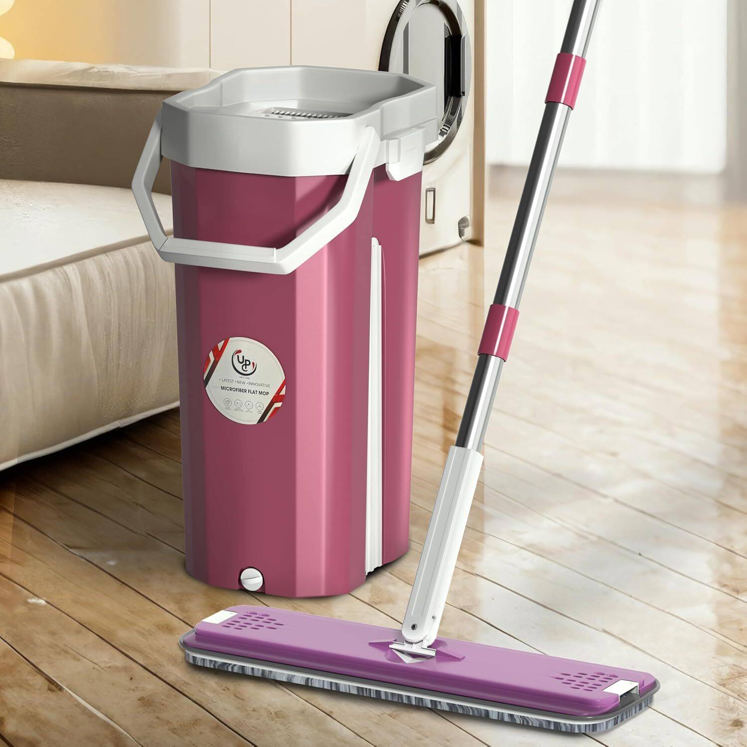 UPC 38cm Flat Mop with 360 Degree Rotating Head - Image 1