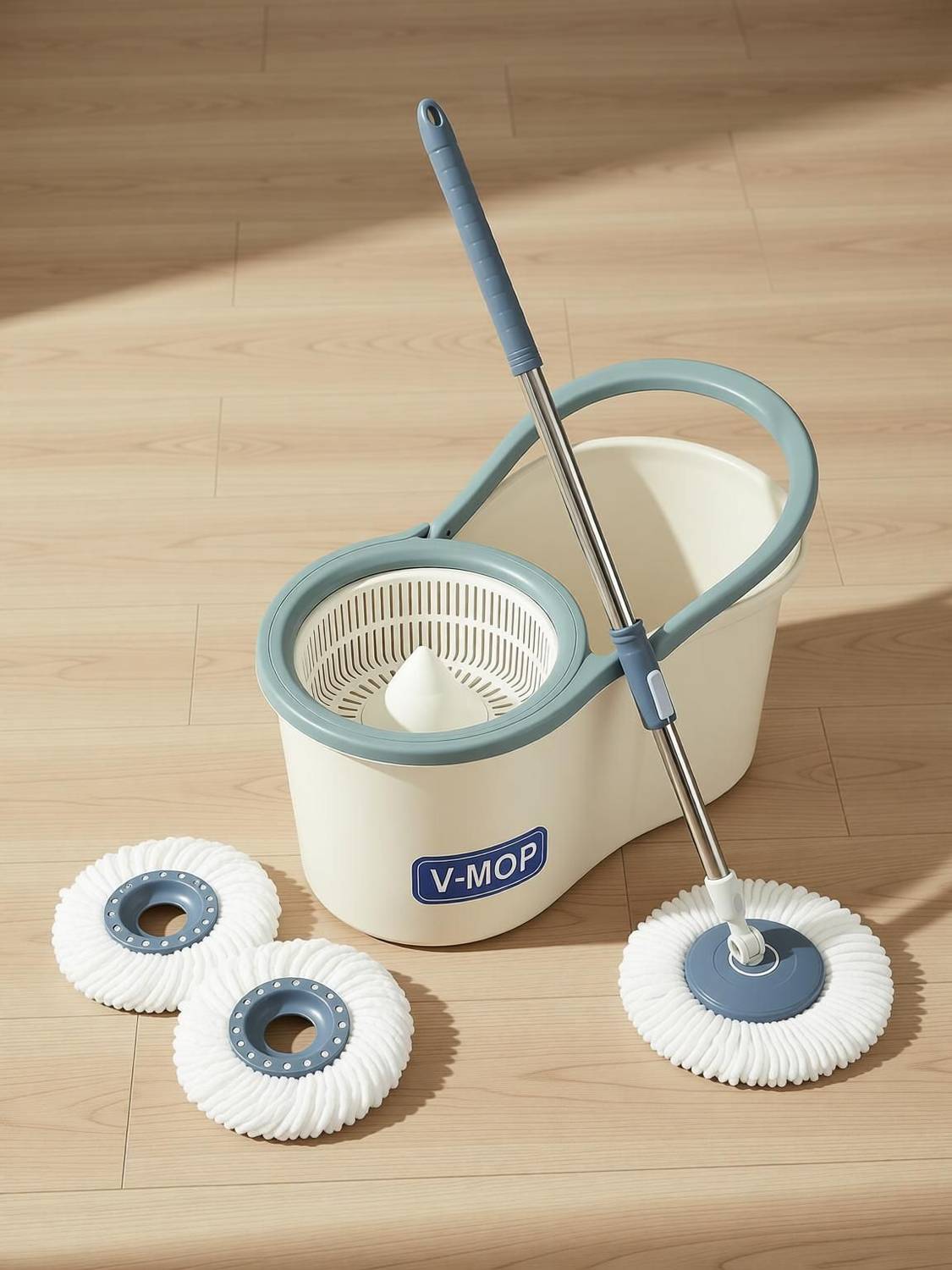 V-MOP Classic Magic Spin Dry Bucket Mop - Image 3