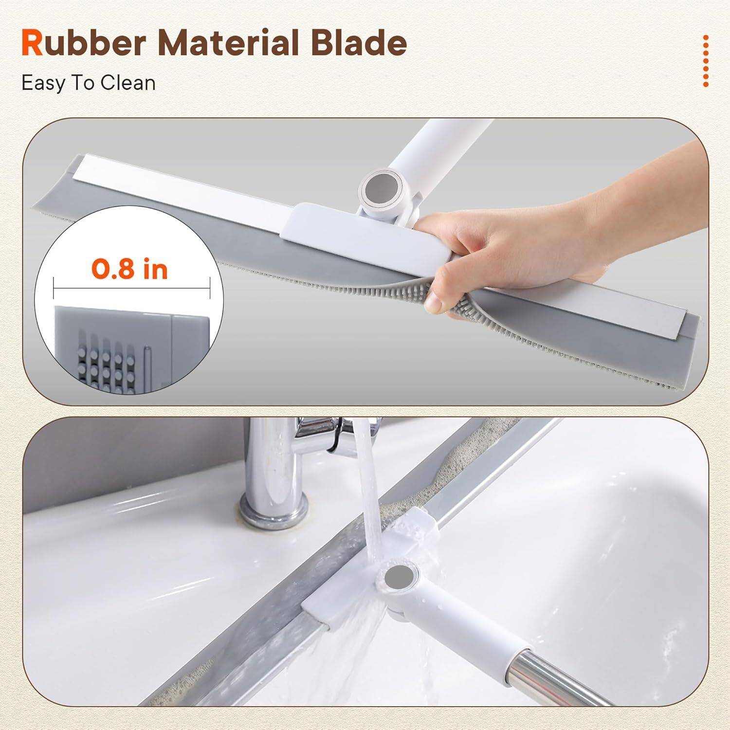 pvnd Heavy Duty Floor Squeegee Wiper - Image 4