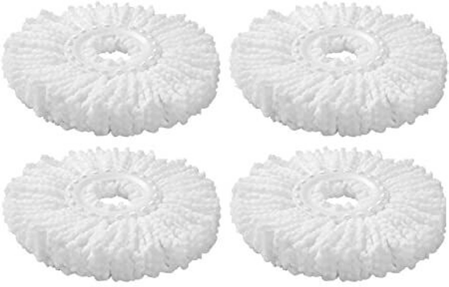 Aloud Creations Mop Refill, Easily Attachable Rotating Wet and Dry Mop Head