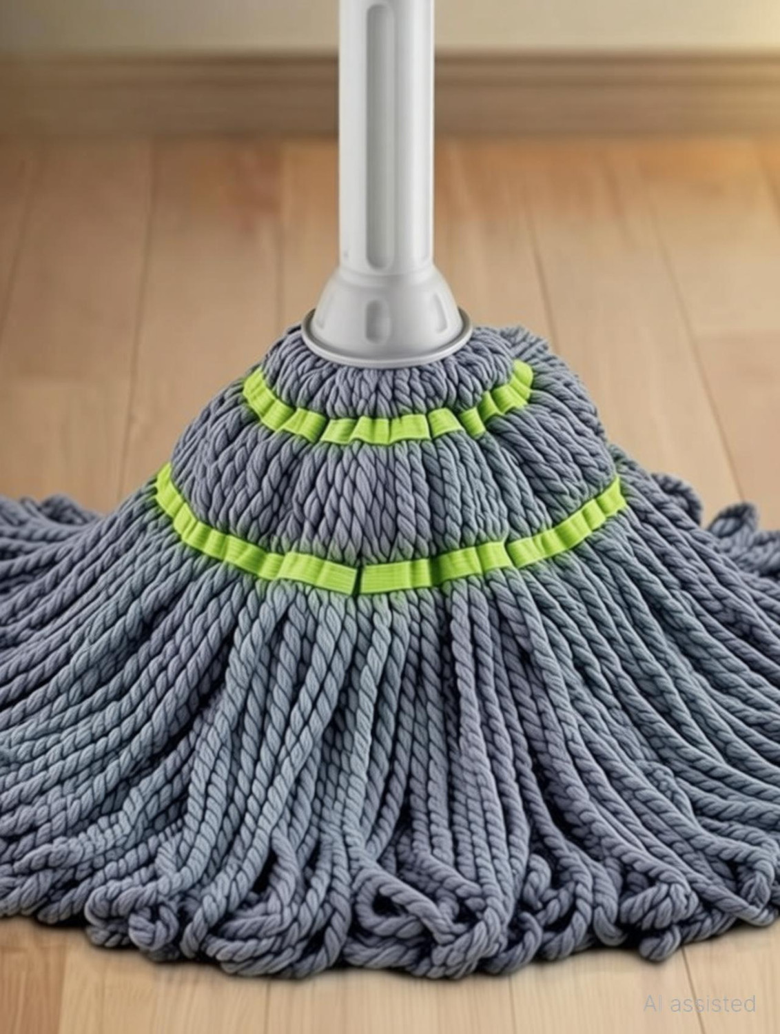 Image of GARBIFY Twist Mops for Floor Cleaning, Microfiber Floor Mop Set Wet and Dry Brush Dust Mop