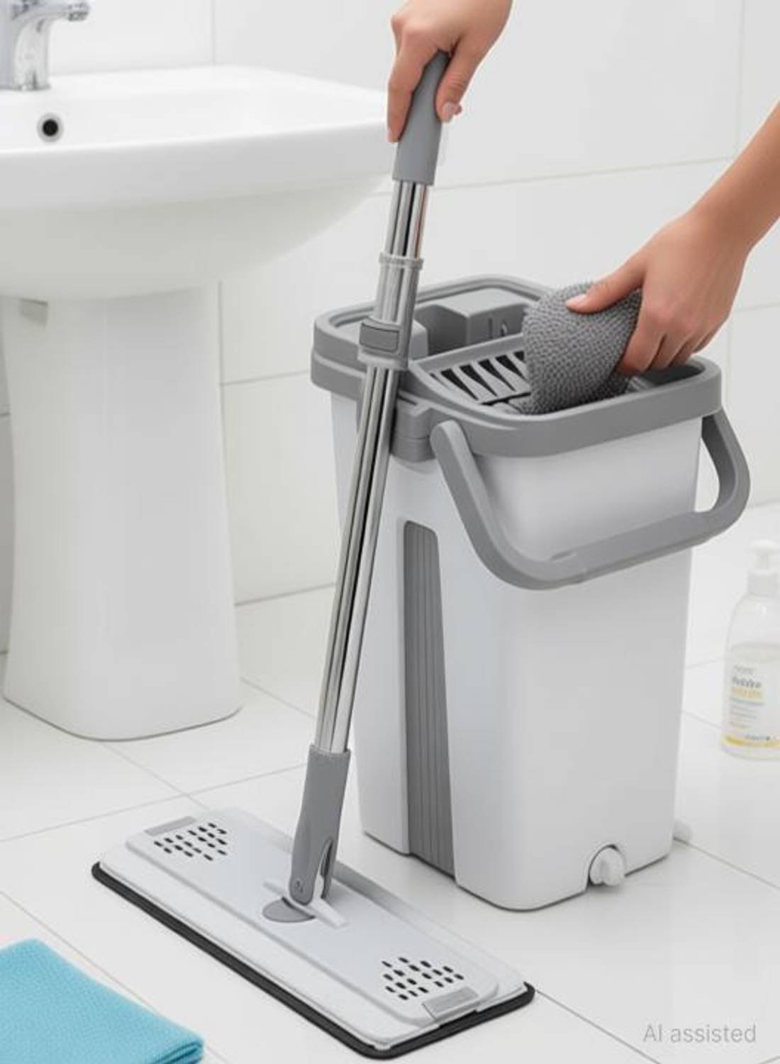 Flipkart SmartBuy Mop Set White - Image 3