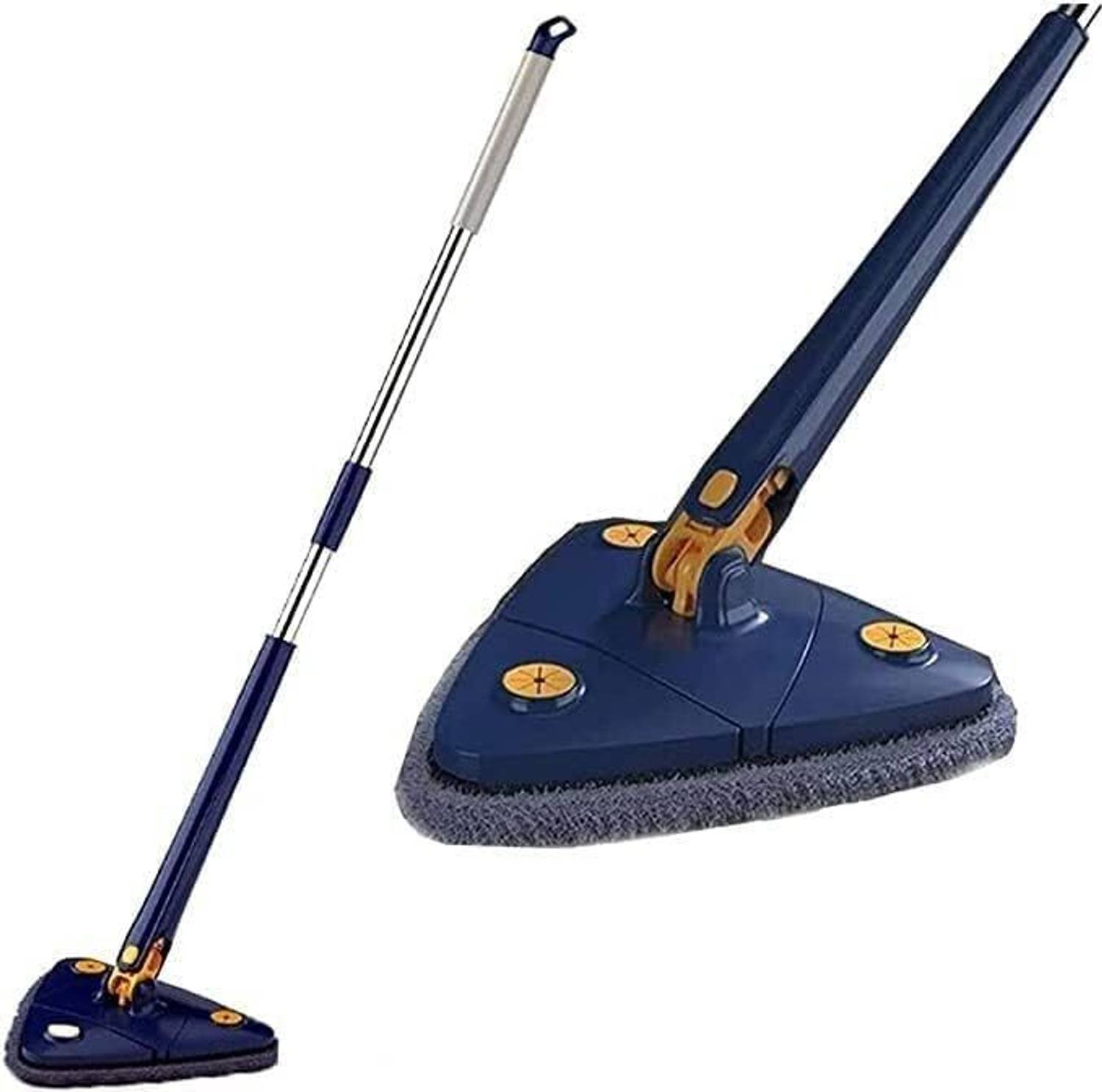 btcreation 360 Degree Triangle Mop Road for Home and Kitchen Wet & Dry Mop