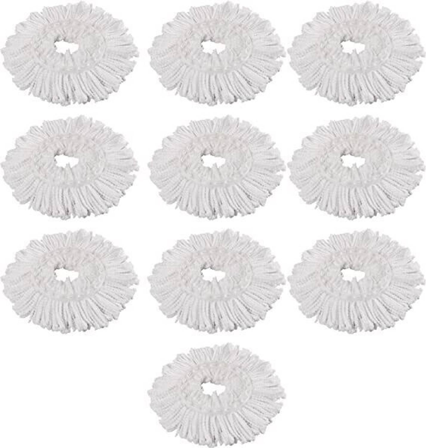 Aloud Creations Mop Refill, Easily Attachable Rotating Wet and Dry Mop Head