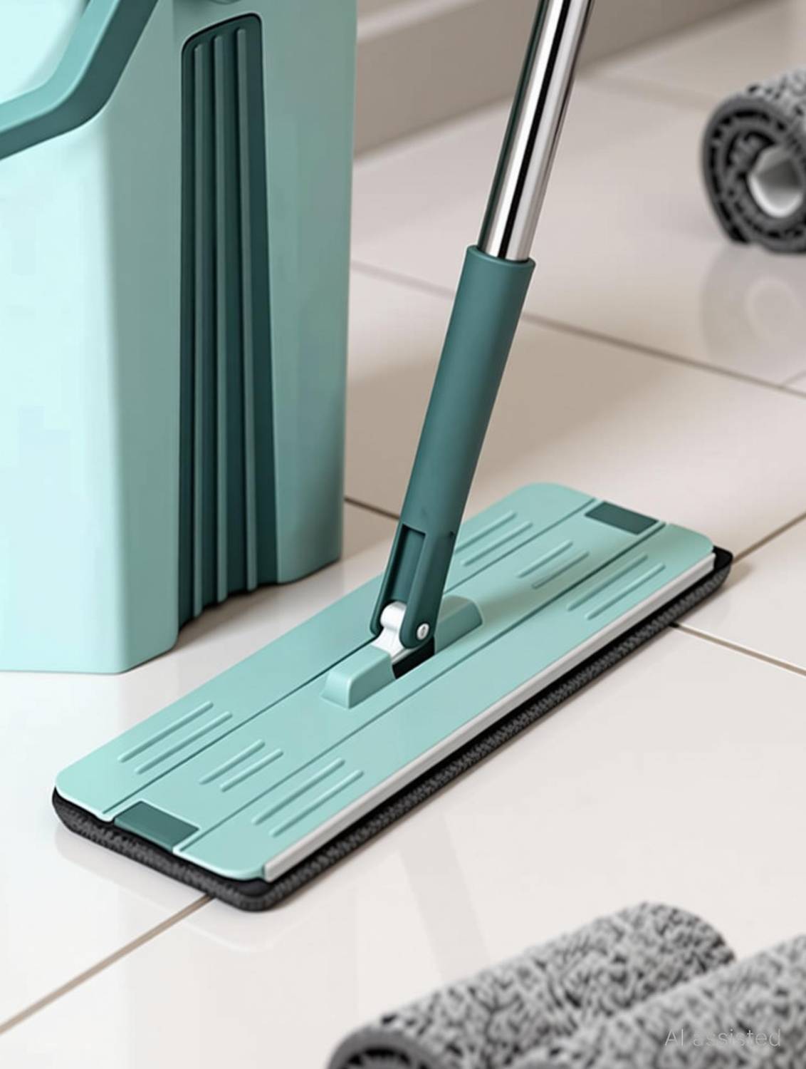 UPC Microfiber Bucket 360 Flexible Head Mop Set - Image 5