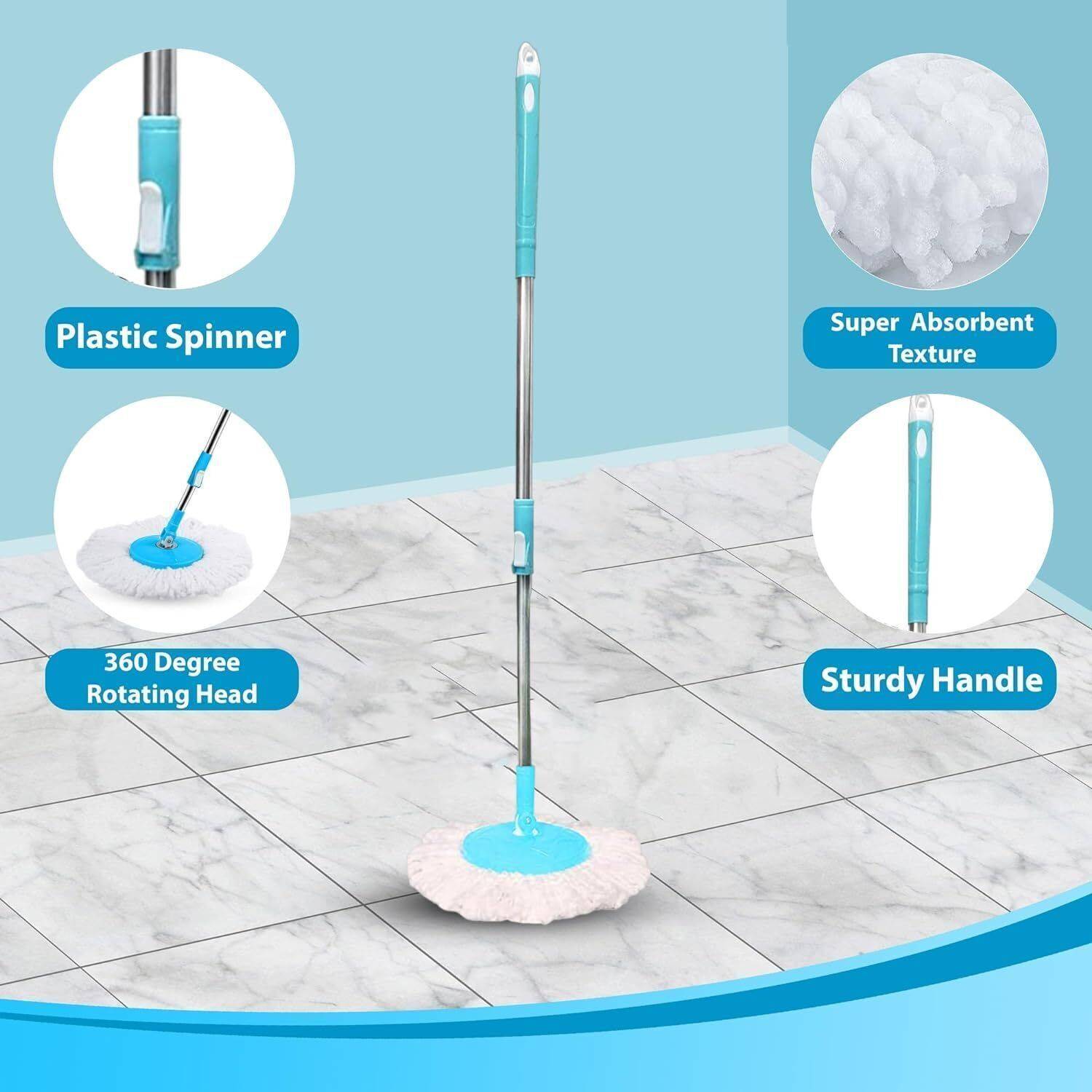 Pranay's Kleanup Alpha Spin Mop - Image 2
