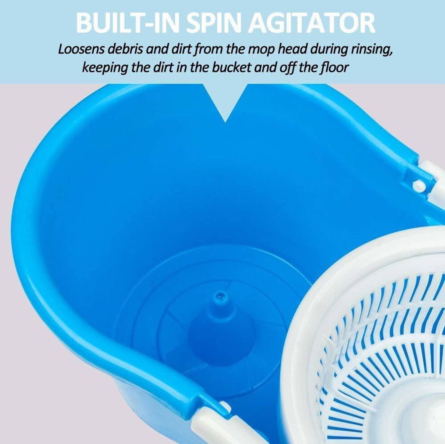 Shivonic Magic Dry Bucket Mop 360 Degree - Image 4