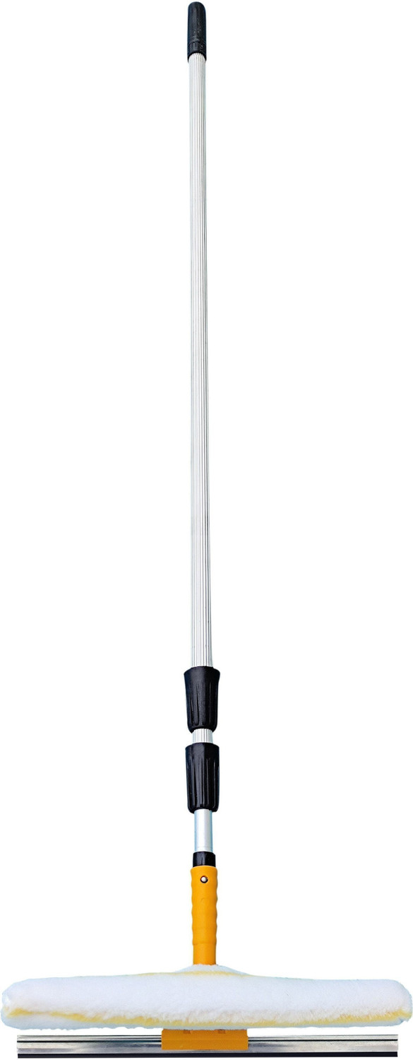 Image of connecticut Solar Panel Cleaning Brush with Wiper & 2 in 1 Kit 4 Mtr Pole Flat Mop