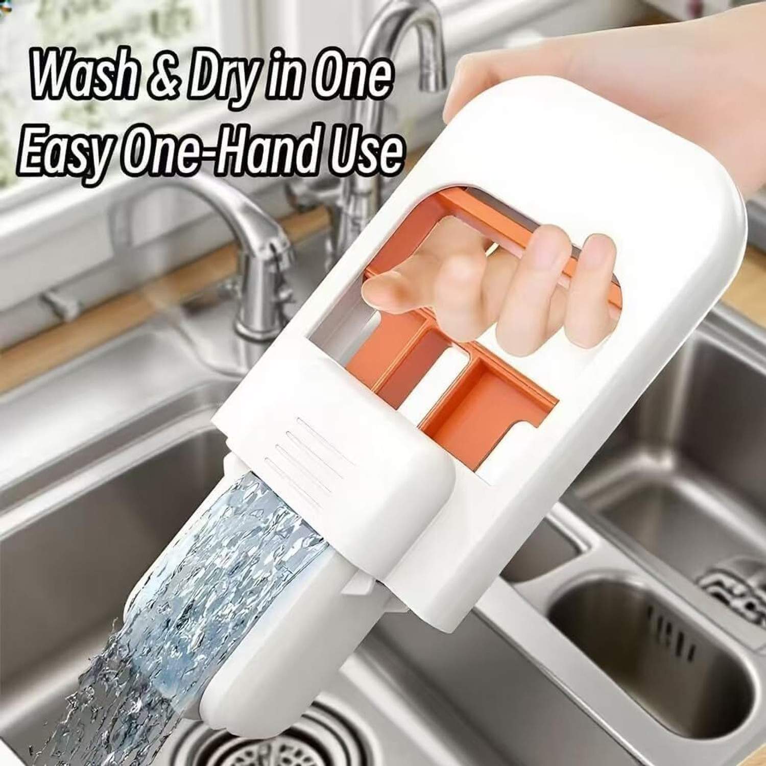 Image of JYONIL Mini Handheld Wet and Dry Desktop Mop Wet & Dry Mop