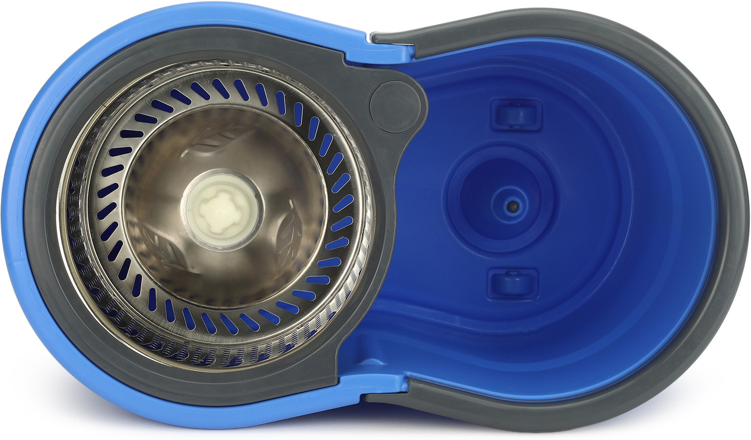 Image of Flipkart SmartBuy Spin Mop Pocha with Wheels,Puller Handle,Floor Cleaning 360,2 Refills,Big Size Mop Set