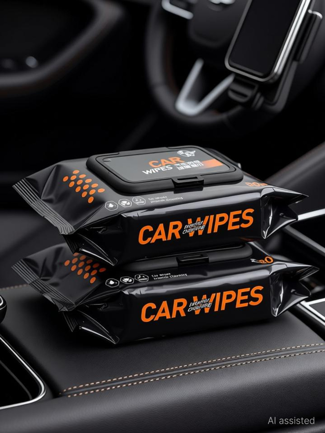 Image of VENTERPRISE Auto Car Glass Anti Fog Wipes (pack of 1 / 80 pcs) Wipes (White)