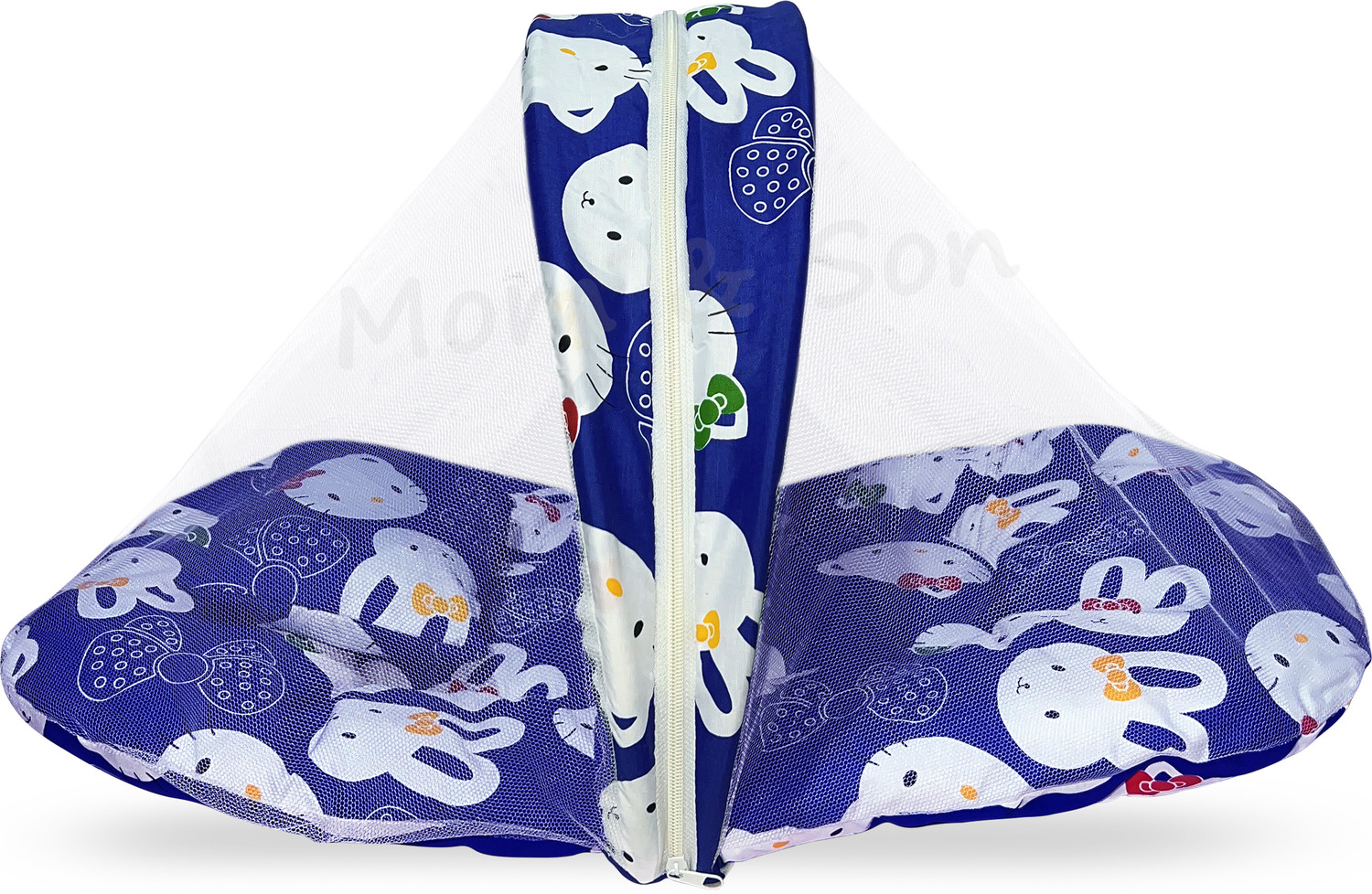 Image of MOM & SON Cotton Baby Bed Sized Bedding Set
