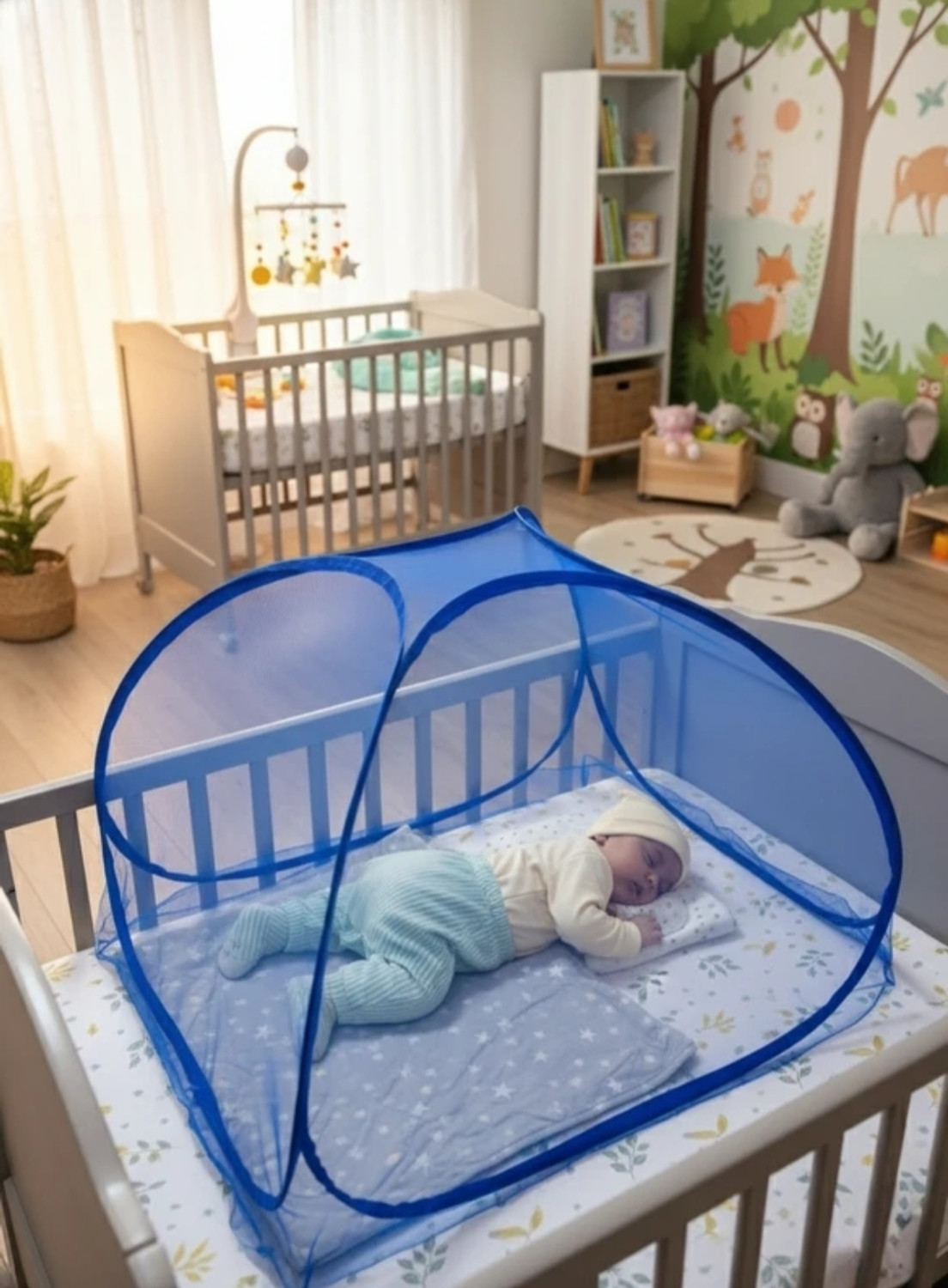 Image of Adbra Baby mosquito net Polyester Washable Adults Mosquito Net