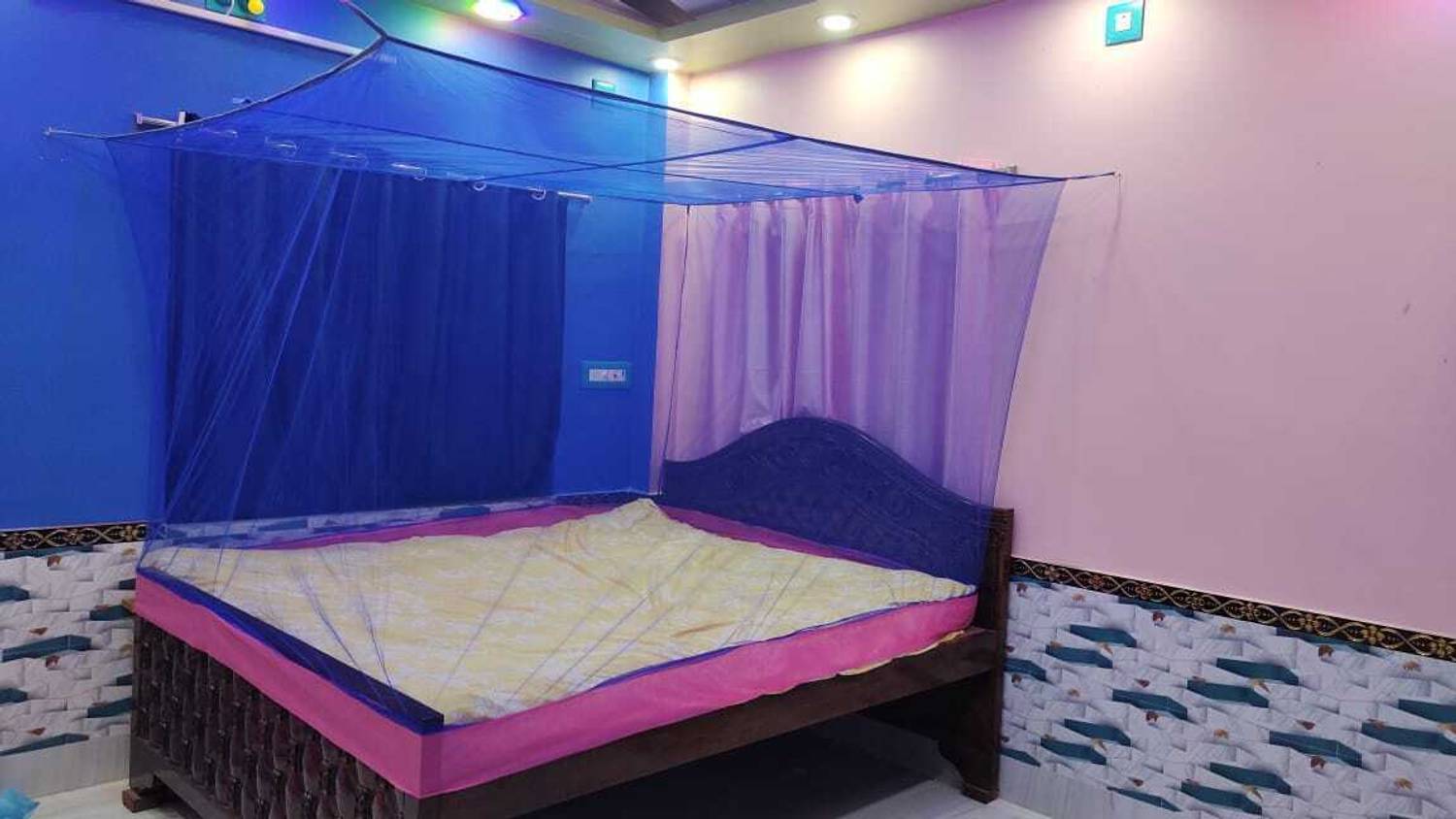 FABRICNET Mosquito Net 170 HDPE - High Density Poly Ethylene Washable Adults Mosquito Net