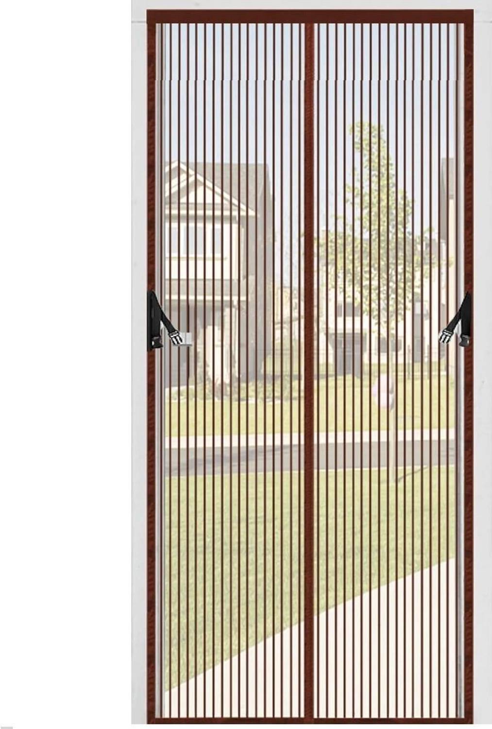 KARP Net for Door with Stay-Open Buckle & Full Frame Hook & Loop(120 cm X 220 cm) Polyester Washable Adults Mosquito Net