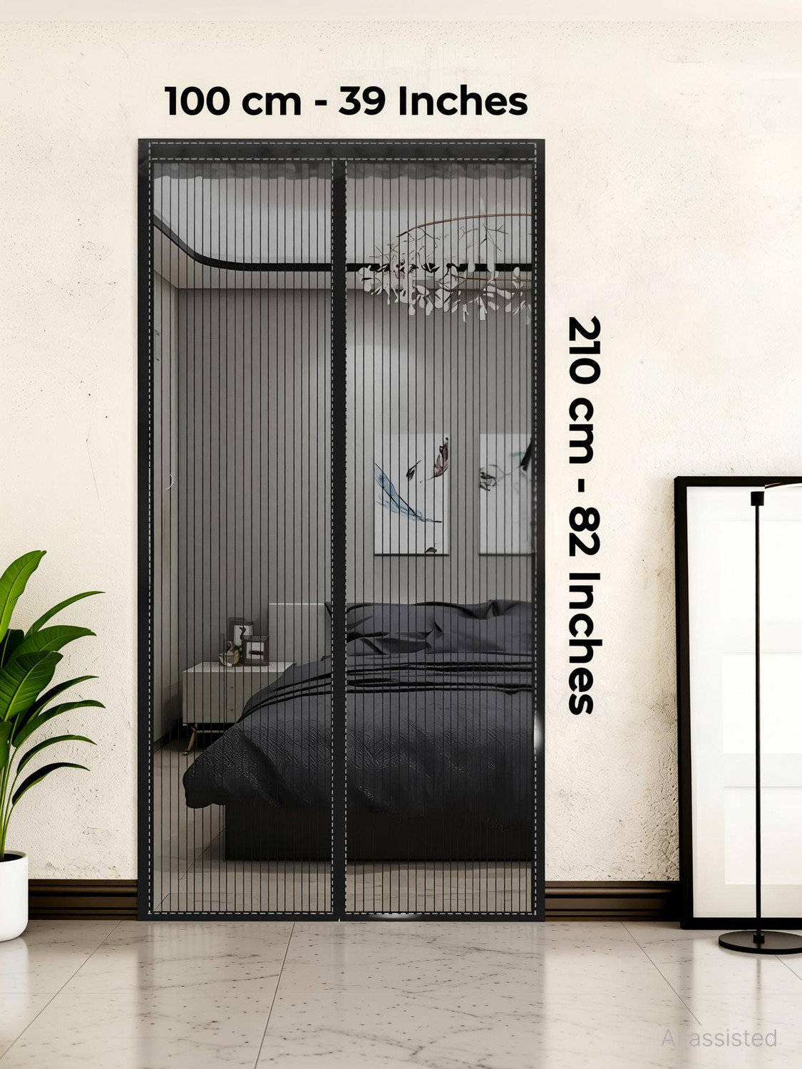 Image of twoligth Twolight Auto-Close Magnetic Mesh Door | Mosquito Net Curtain Polyester Washable Adults Mosquito Net