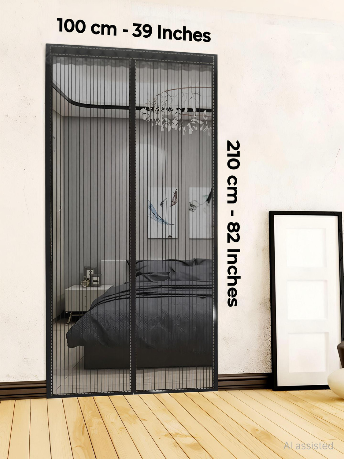 Image of twoligth Twolight Auto-Close Magnetic Mesh Door | Mosquito Net Curtain Polyester Washable Adults Mosquito Net