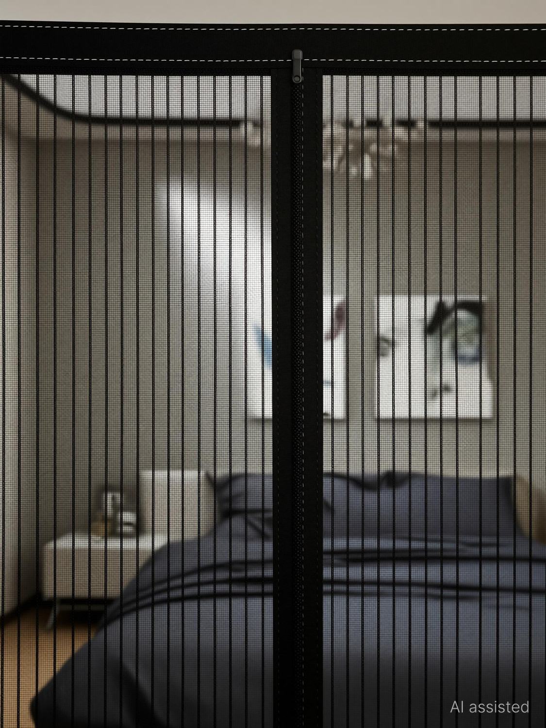 Image of twoligth Twolight Auto-Close Magnetic Mesh Door | Mosquito Net Curtain Polyester Washable Adults Mosquito Net