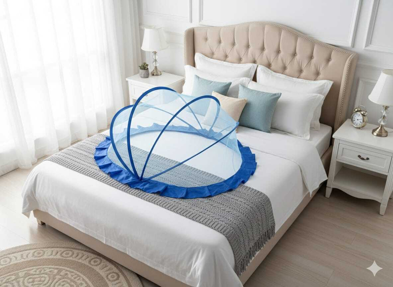 Image of Mart Akasicrib infant baby mosquito net Polyester Washable Kids Mosquito Net