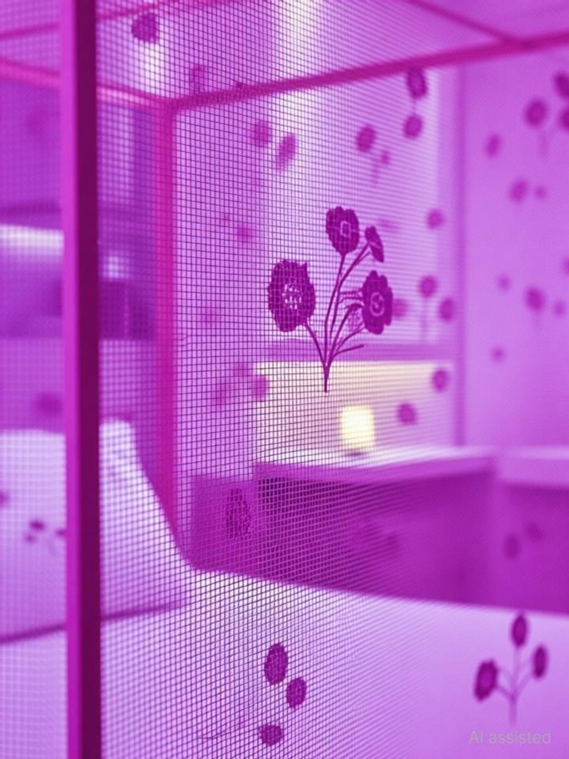 Image of RK NETX Queen size Bed (6x7 Feet) Mosquito Net Polyester Washable Adults Mosquito Net (Pink, Bed Box)
