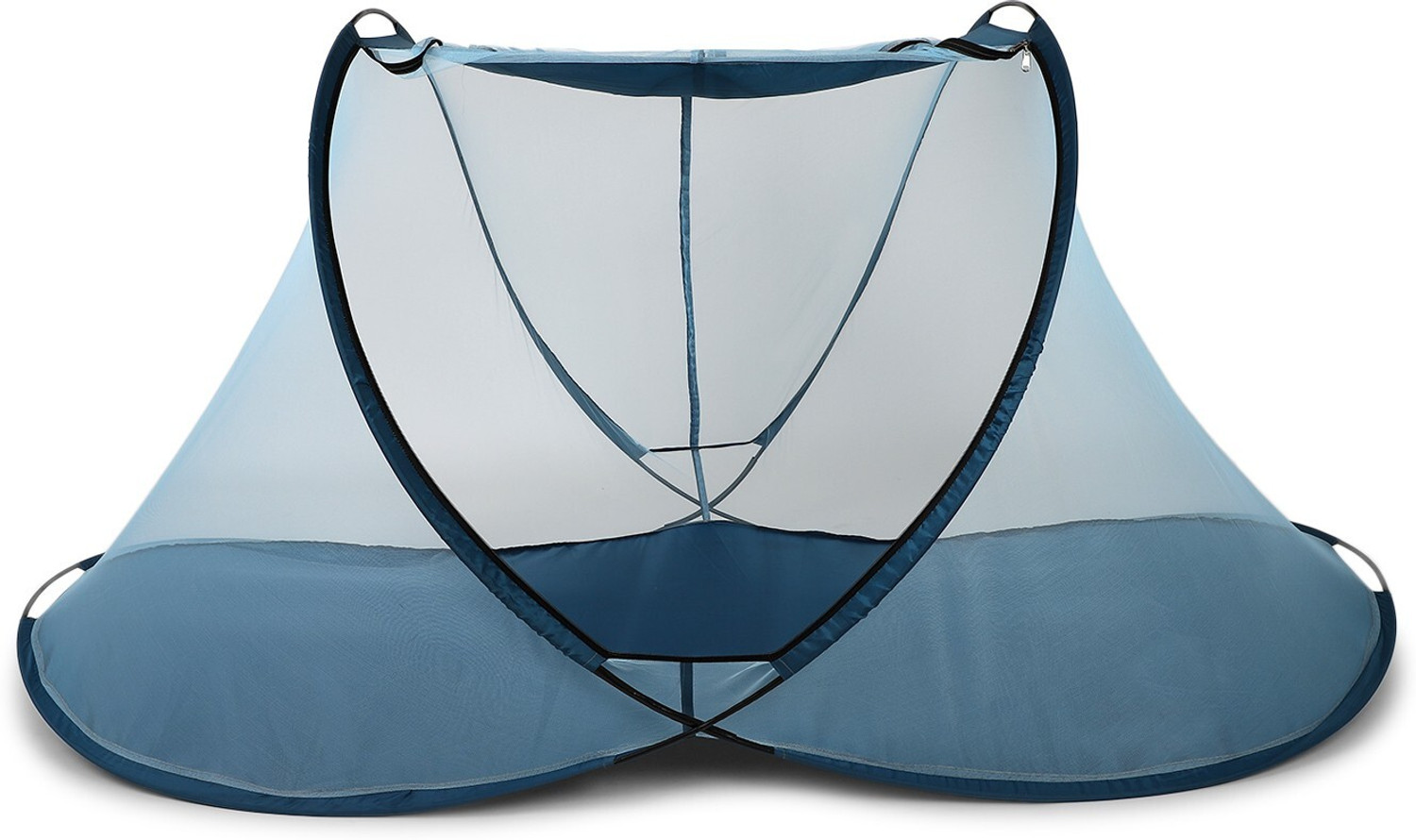 Image of AL HADI EMPORIUM Hadi Polyester Foldable Single bed mosquito net with cloth base for adults Polyester Washable Adults Mosquito Net