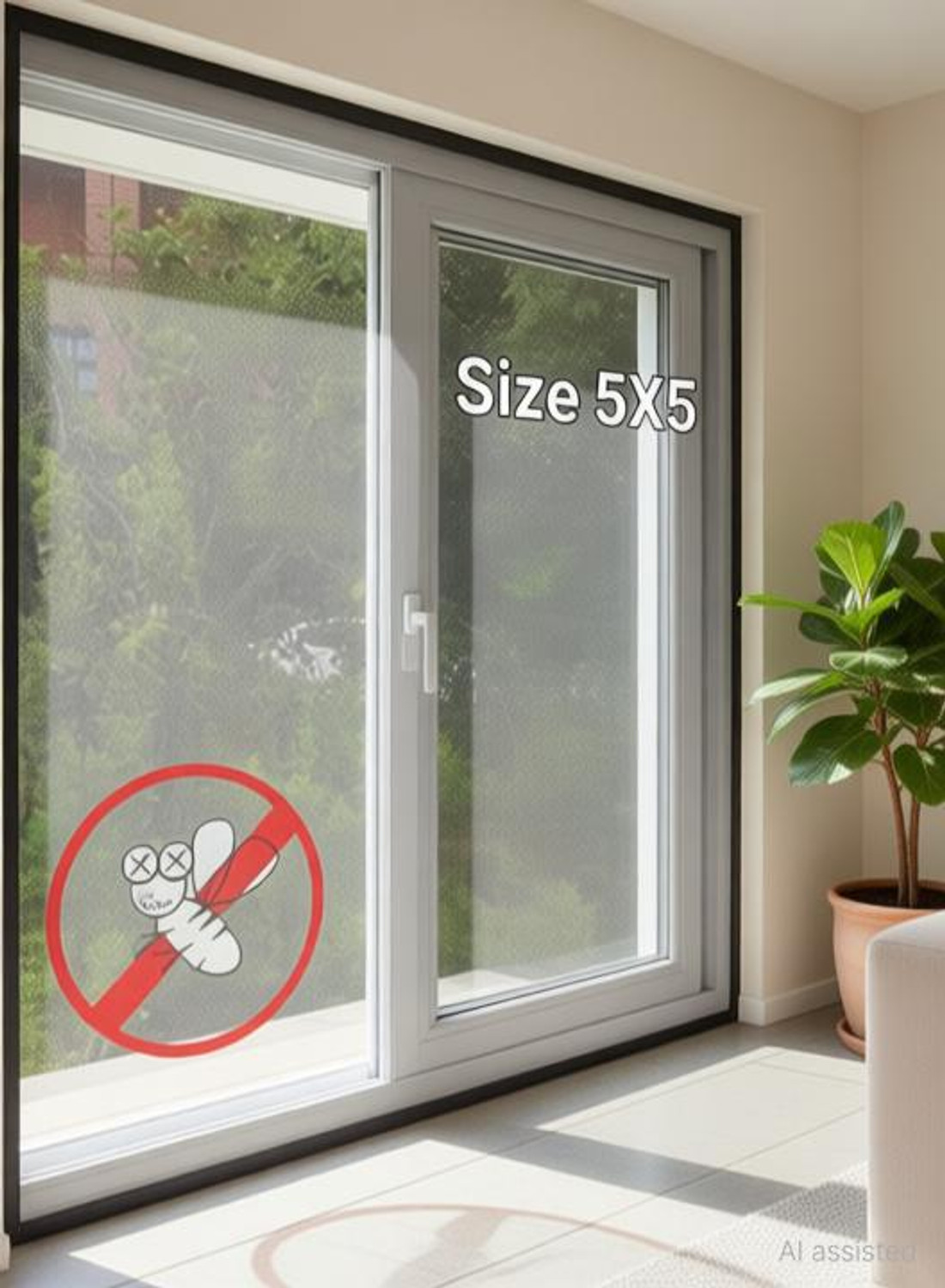 Image of BLEMY WINDOW NET HDPE - High Density Poly Ethylene Washable Adults Mosquito Net