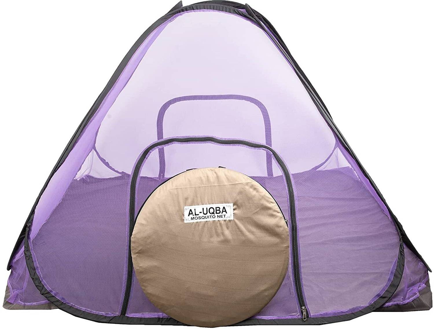 AL-UQBA Foldable Premium Polyester Adult King Size Bed With 190×210×120 Polyester Washable Adults Mosquito Net