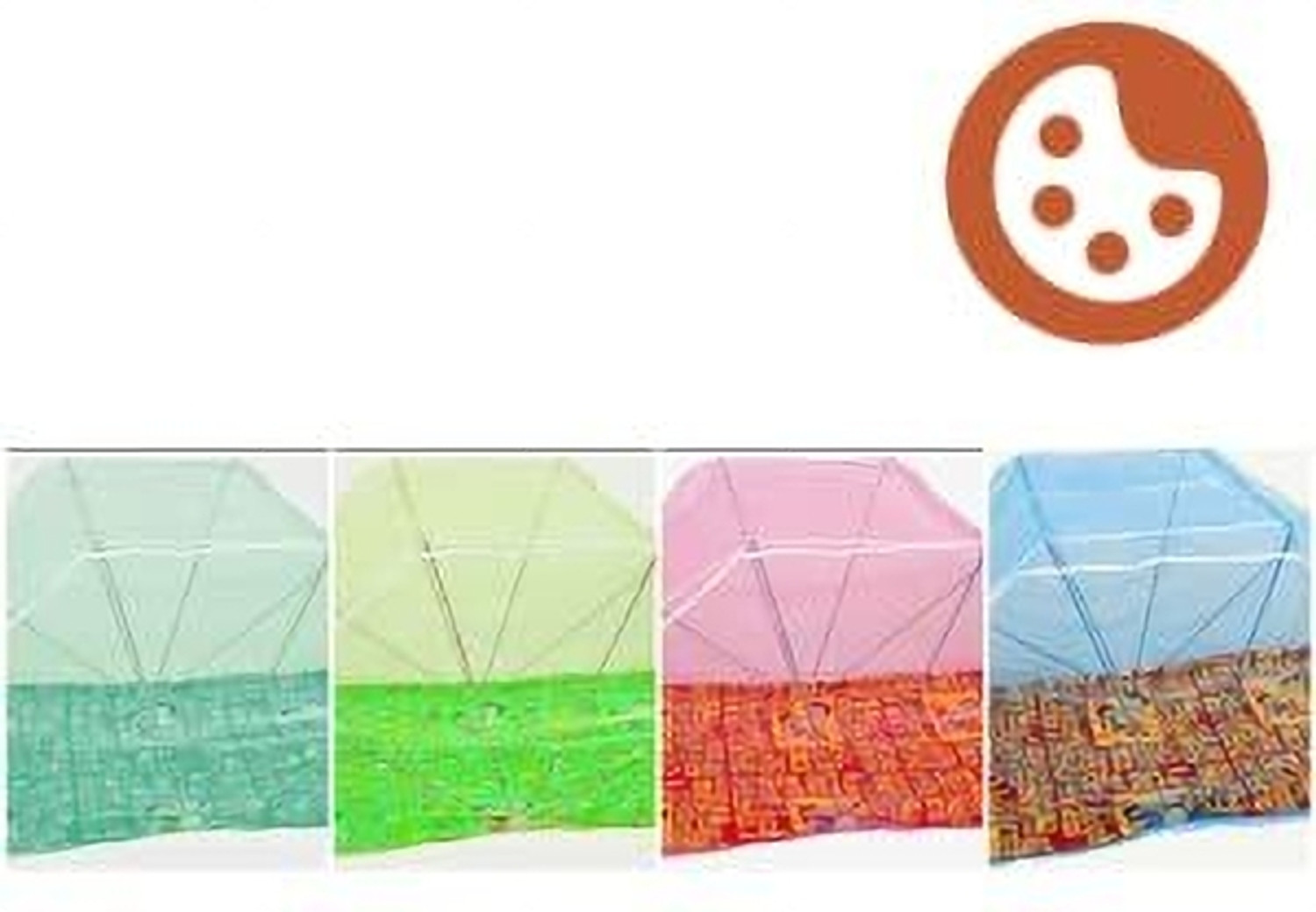 Image of Elegant Mosquito Net 4x6 Feet Single Bed Polyester Washable Adults Mosquito Net