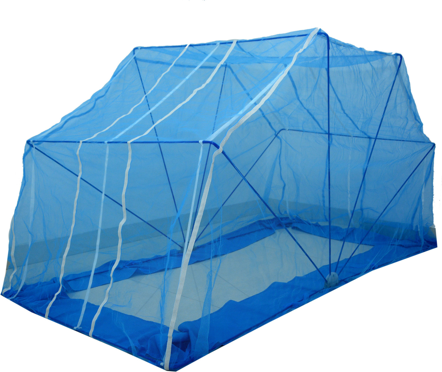 Image of Elegant Mosquito Net 4x6 Feet Single Bed Polyester Washable Adults Mosquito Net