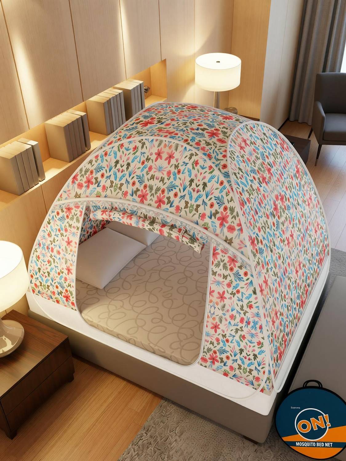 Supreme Double Bed Mosquito Net 6.5x6.5 Feet - Image 2