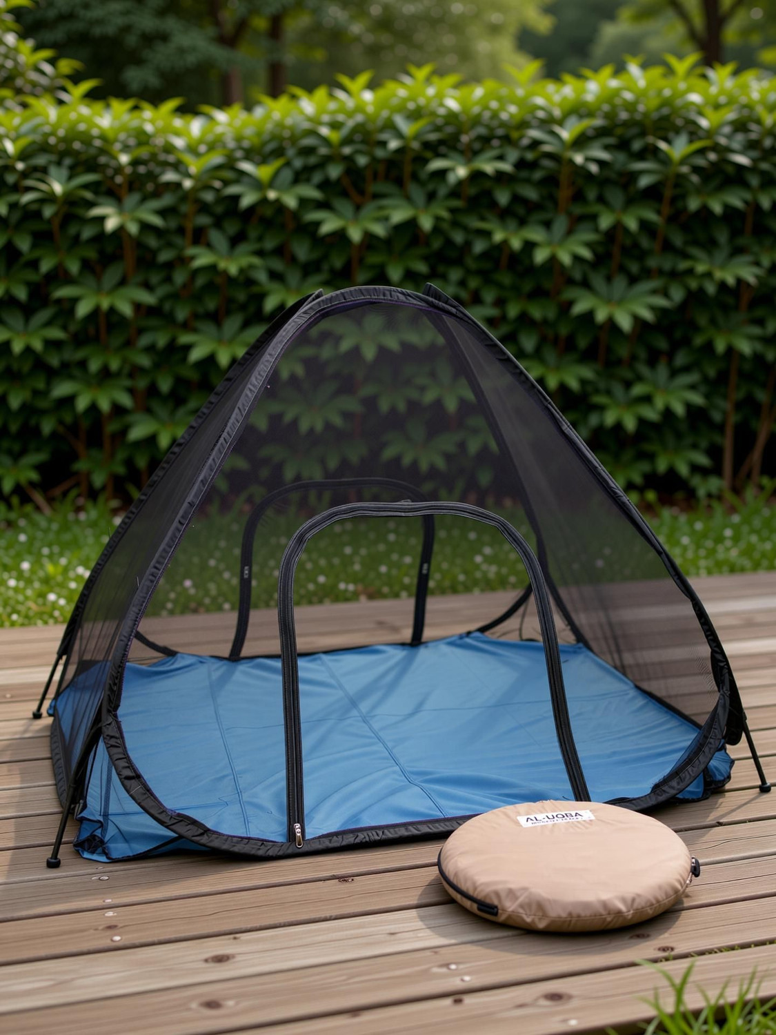 Image of AL-UQBA Foldable Premium Quality With 190x210x120 Polyester Washable Adults Mosquito Net