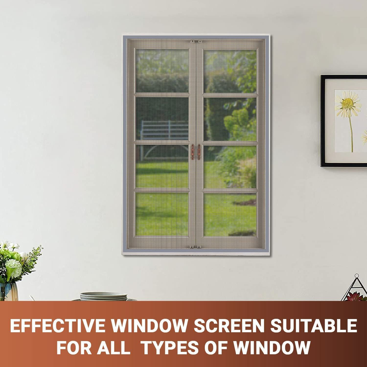 Image of TurtleGrip 120 GSM Zipper Windows Fibre Washable Adults Mosquito Net