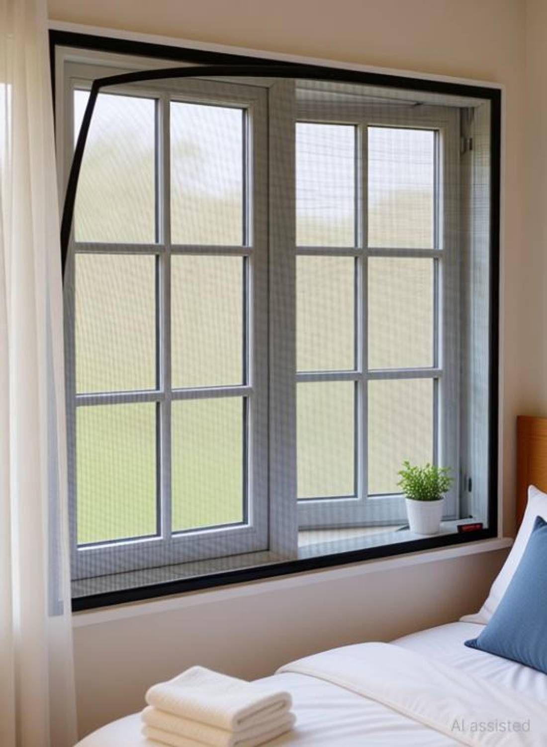 BLEMY WINDOW 4X4 HDPE - High Density Poly Ethylene Washable Adults Mosquito Net