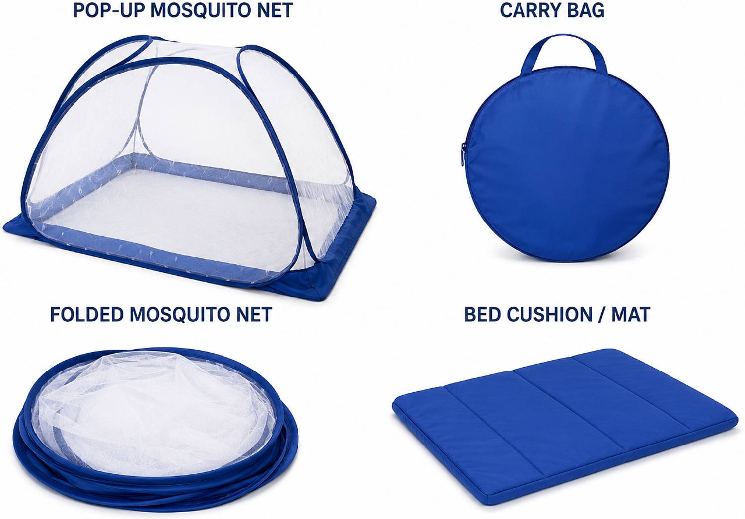 Barakah Foldable Baby Mosquito Net 3ftx3ftx2.5ft - Image 3