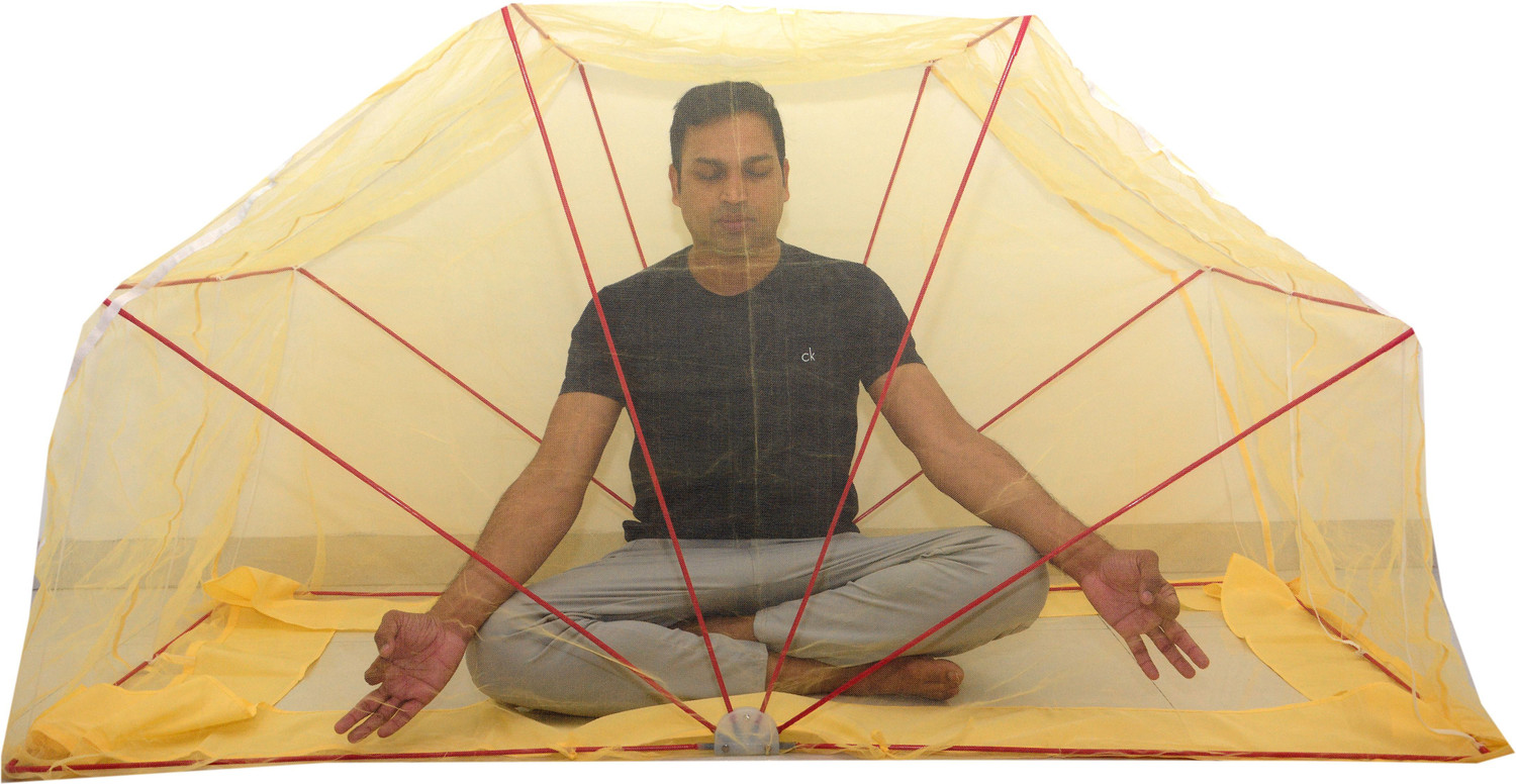 Image of Elegant Mosquito Net Single Bed Mosquito Polynet Nylon Adults Mosquito Net